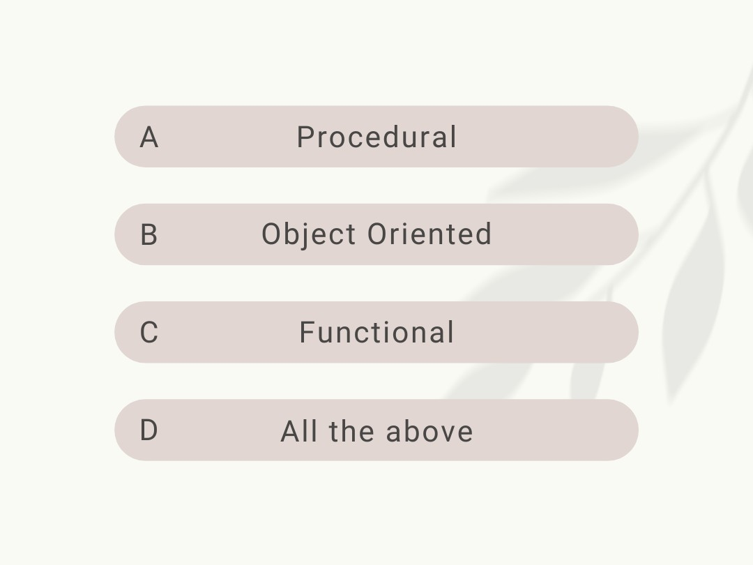 Programming Paradigms: Procedural vs. Object Oriented vs. Functional